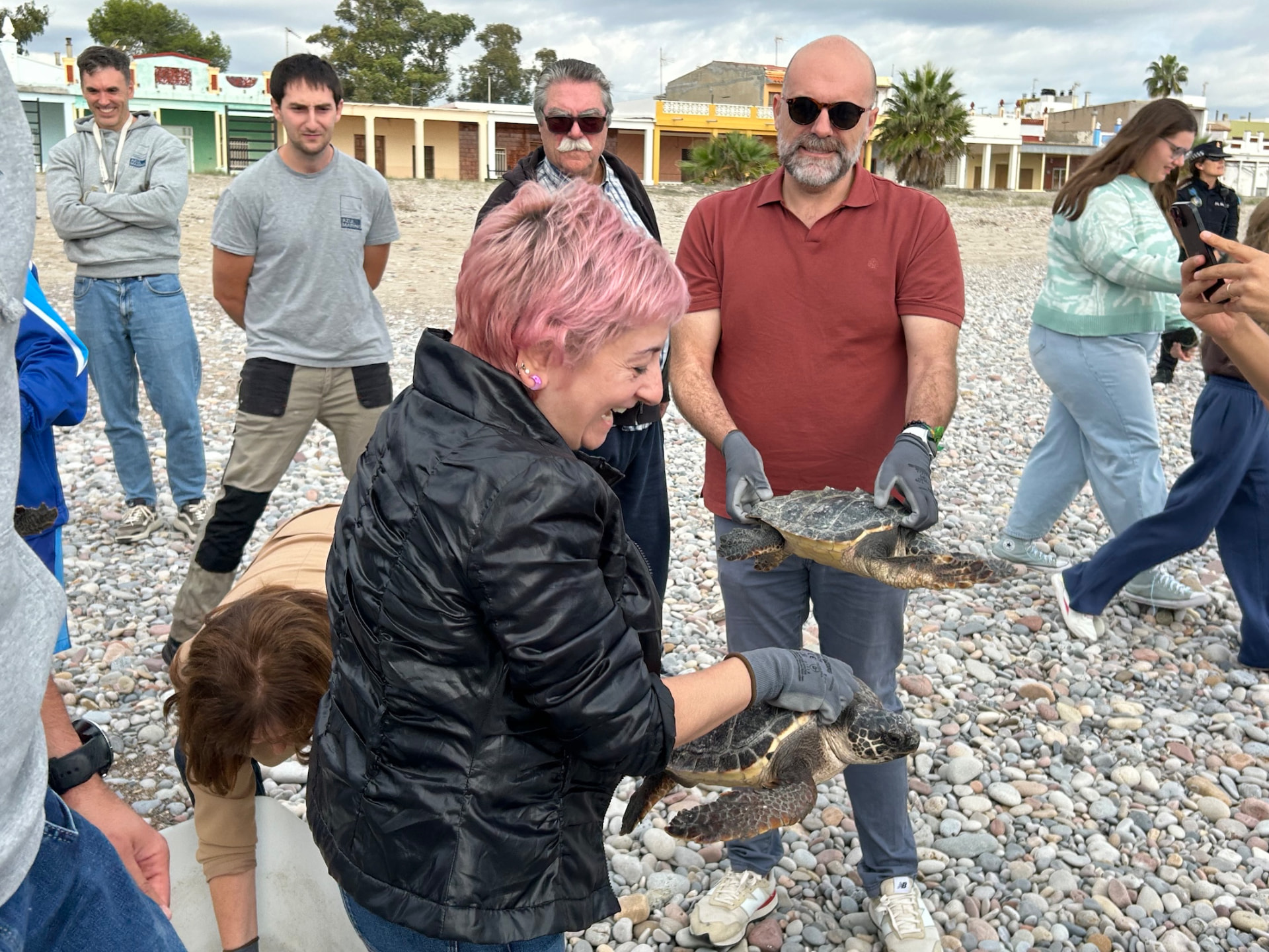 Suelta de tortugas bobas de la Fundación Azul Marino en Nules y Peñíscola — imagen 8