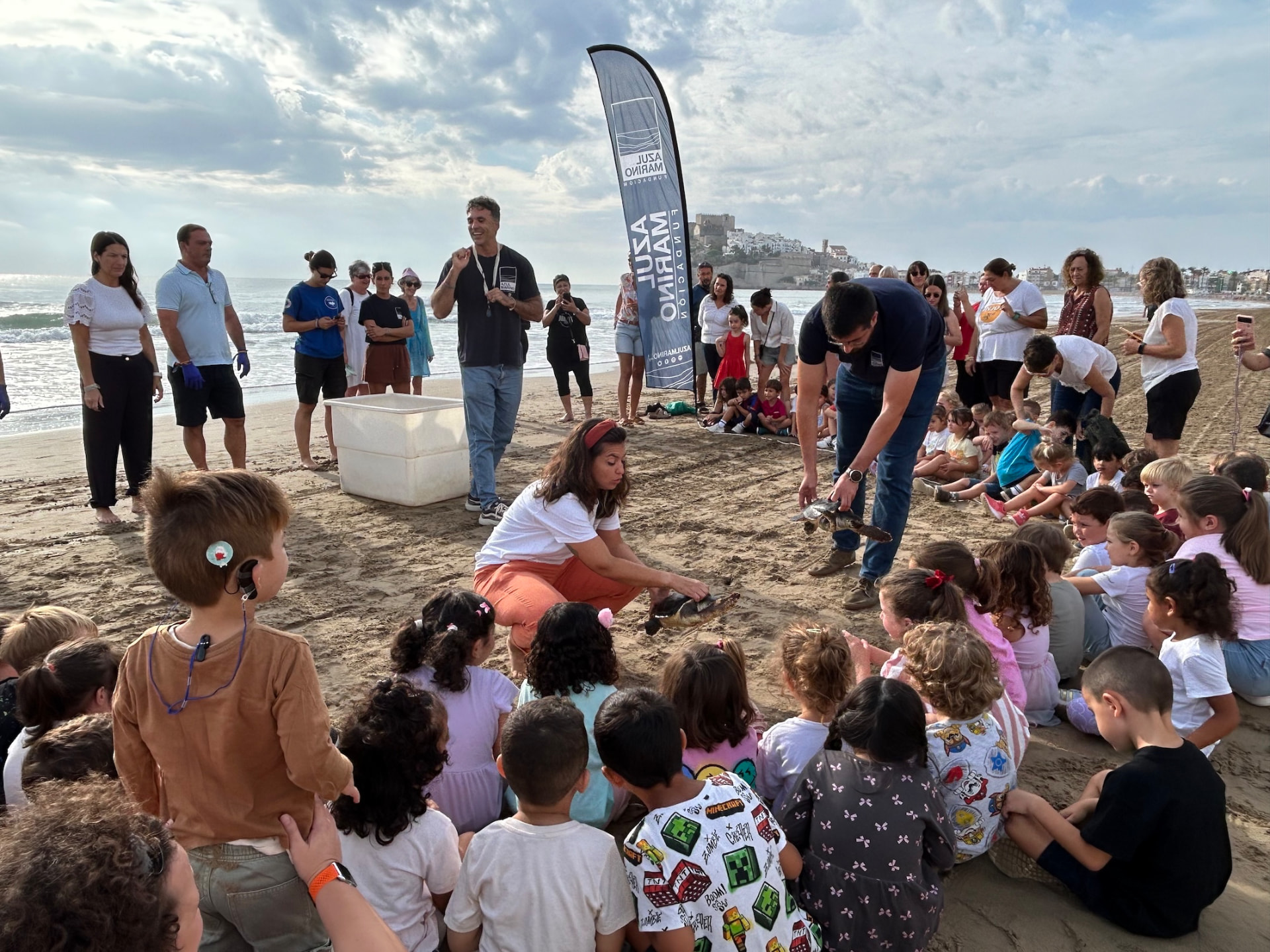 Suelta de tortugas bobas de la Fundación Azul Marino en Nules y Peñíscola — imagen 7