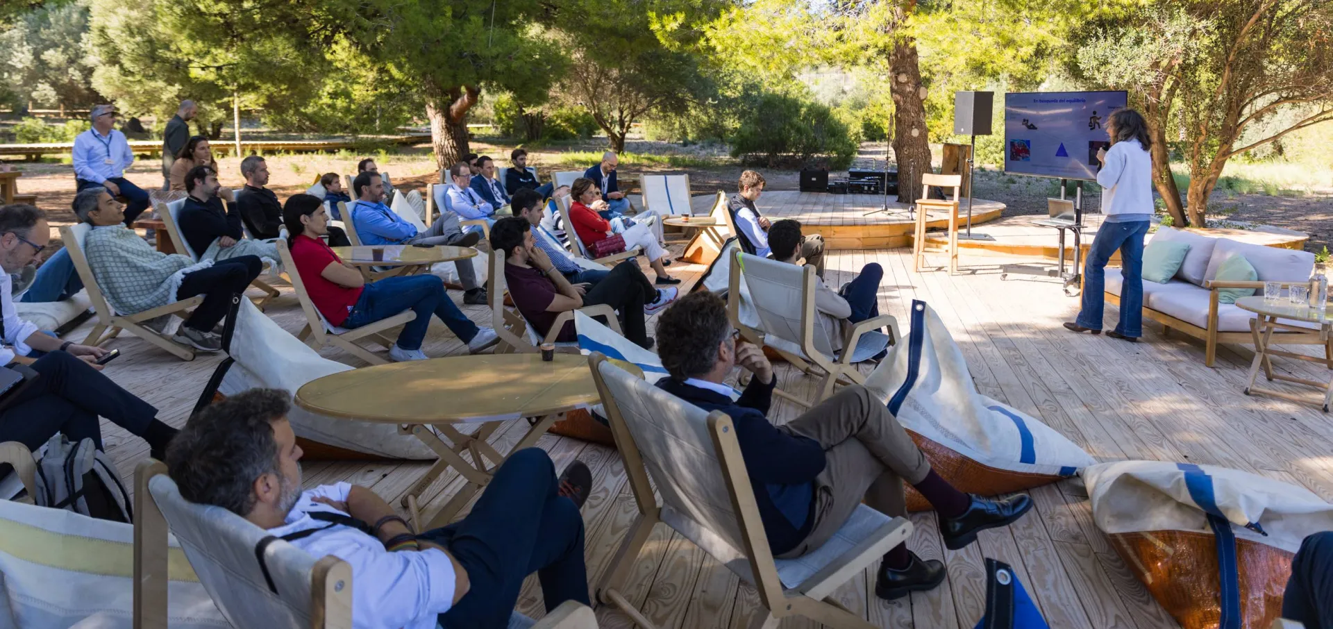 Investor presentation at Bellver Blue Tech Zone